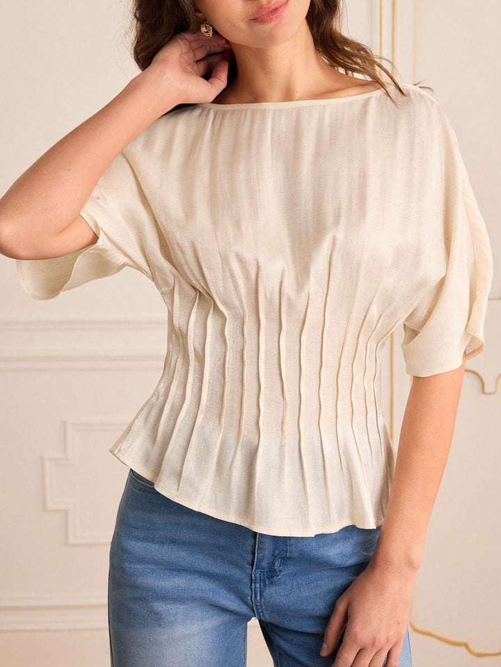 Top SHEIN, portocaliu