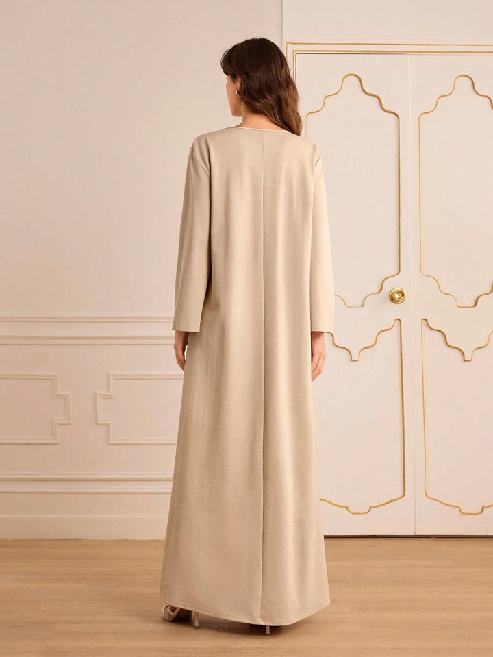 Rochie maxi SHEIN, kaki