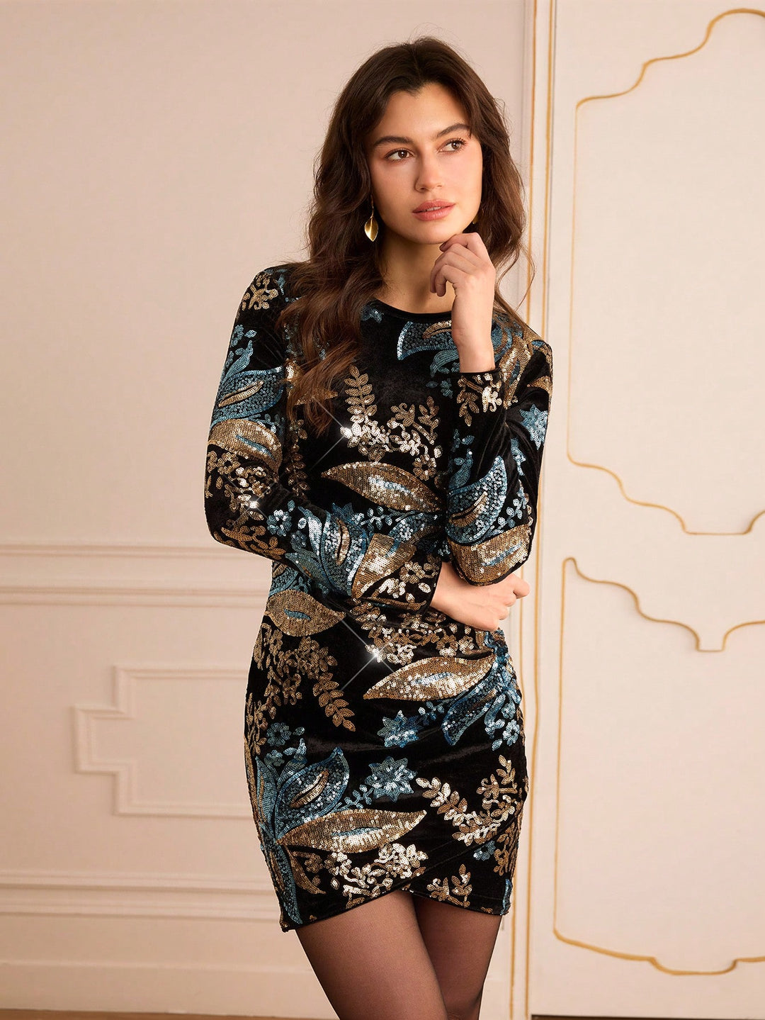 Rochie mini SHEIN, negru