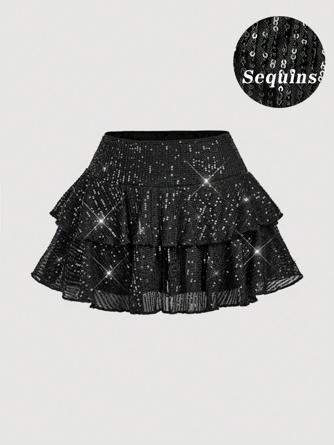 Fustă mini SHEIN, negru