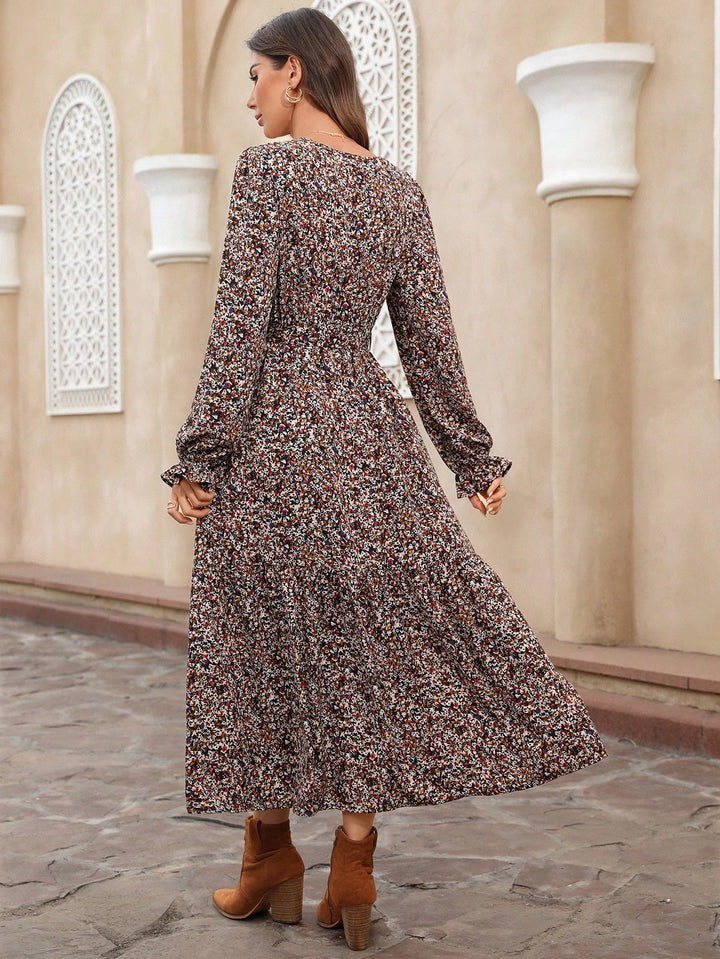 Rochie maxi SHEIN, mix culori
