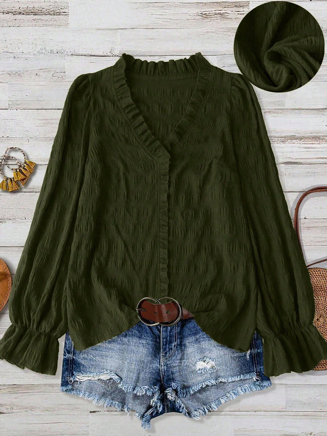 SHEIN ing, zöld
