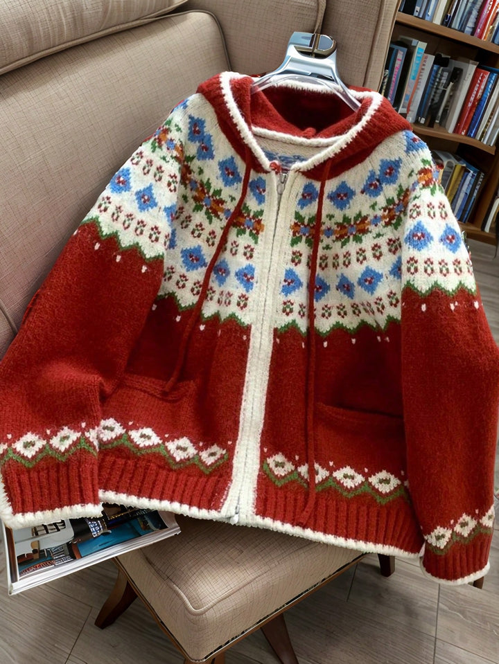 Cardigan SHEIN, roșu