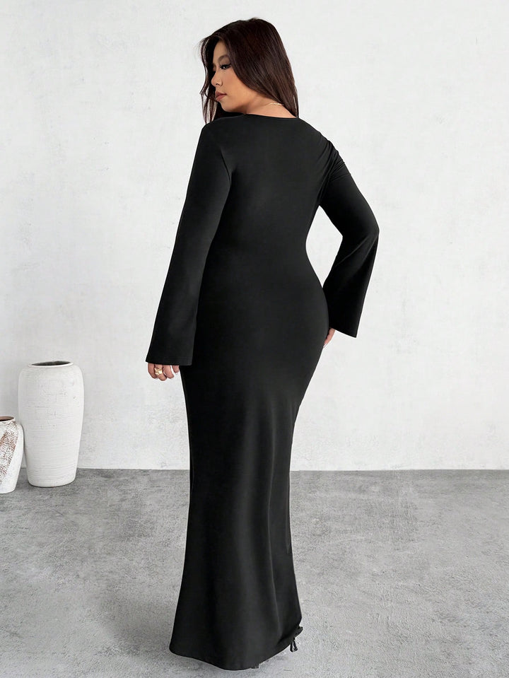 Rochie maxi SHEIN, negru