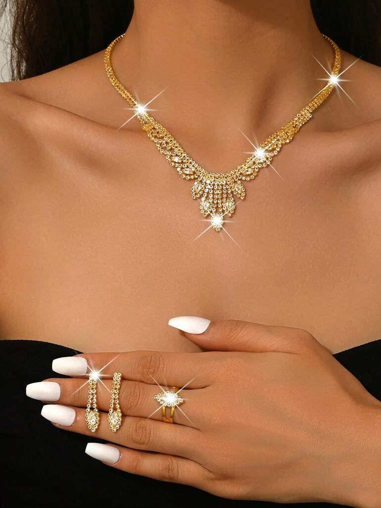 Set bijuterii SHEIN, auriu