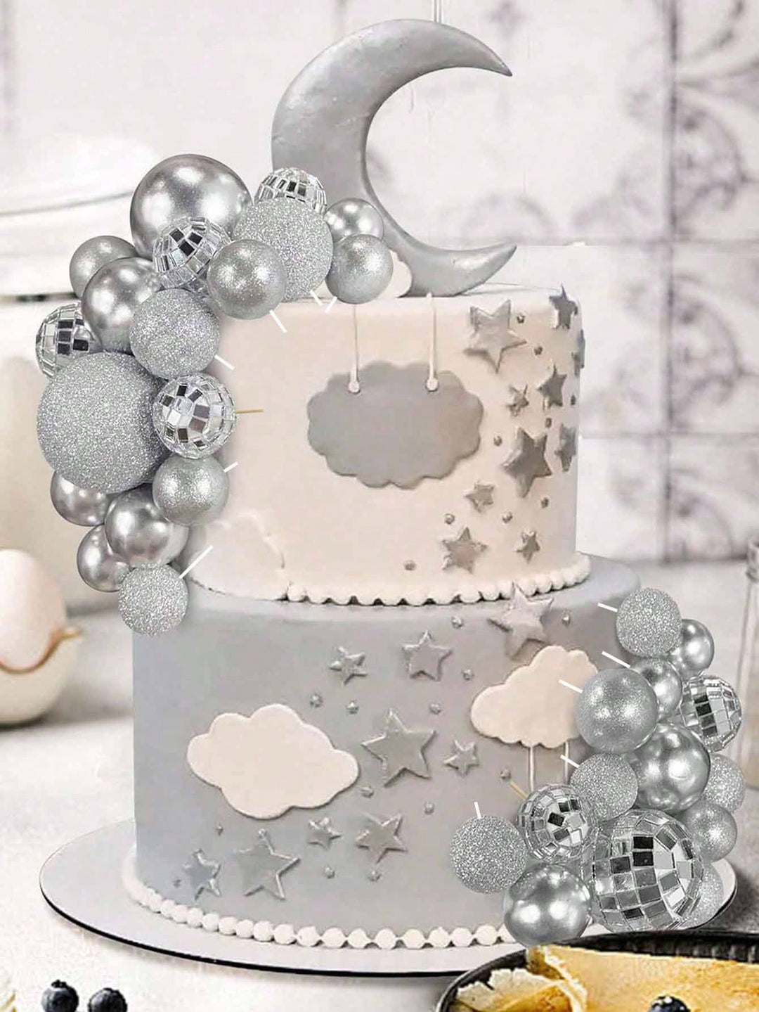 Ornament pentru tort SHEIN, mix culori