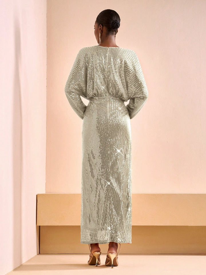Rochie de ocazie SHEIN, auriu