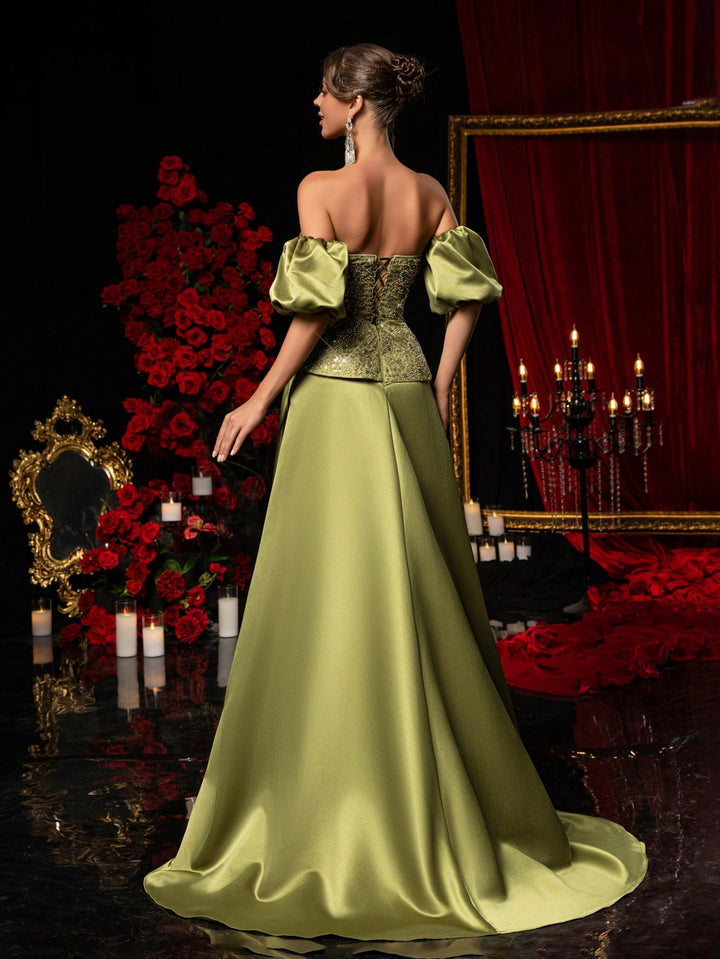 Rochie SHEIN, kaki