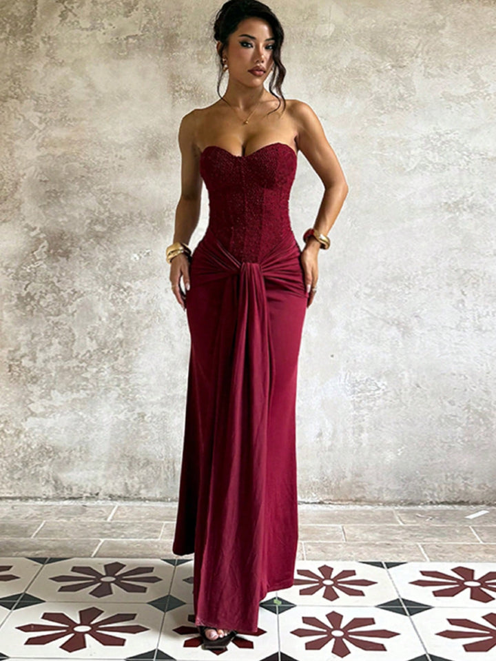 Rochie maxi SHEIN, vișiniu