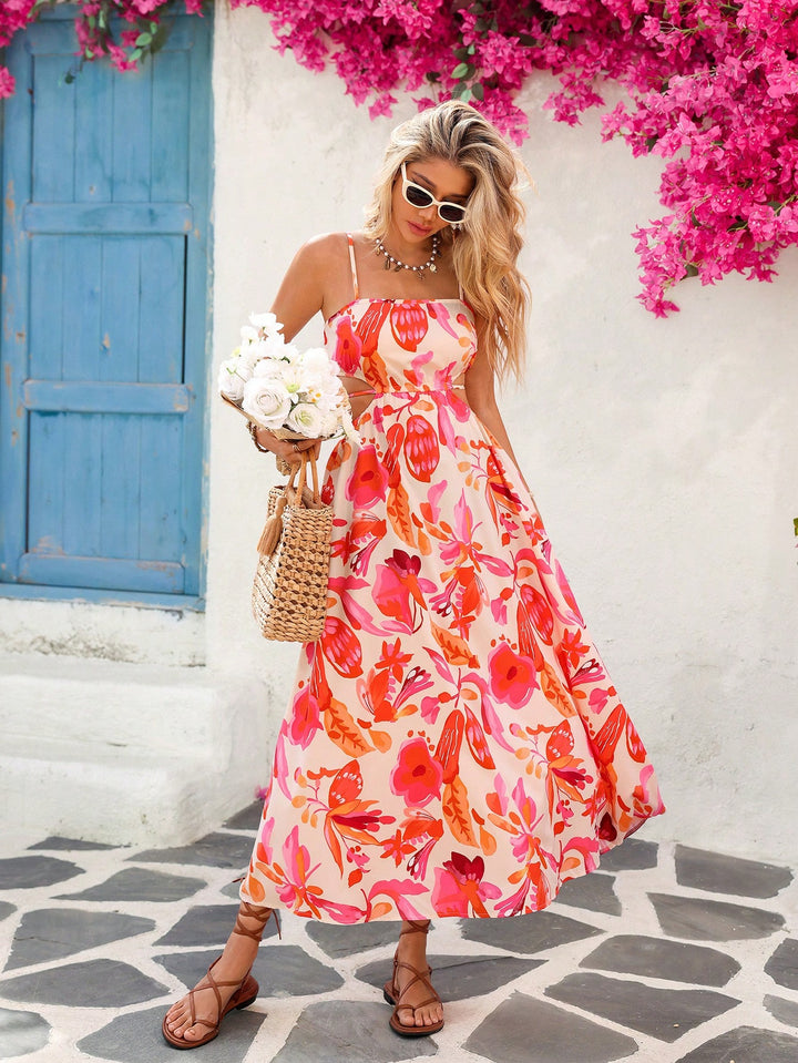 Rochie midi SHEIN, mix culori