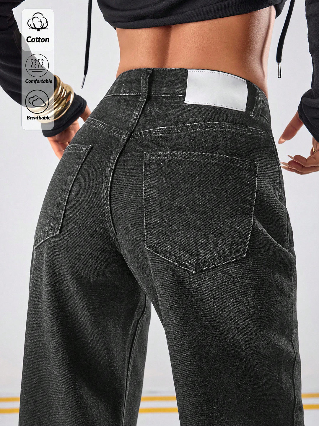 Jeans SHEIN, gri