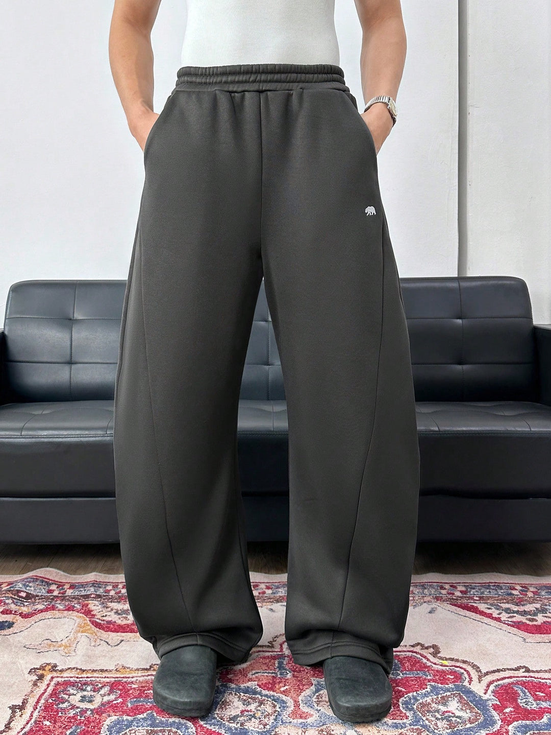 Pantaloni SHEIN, gri