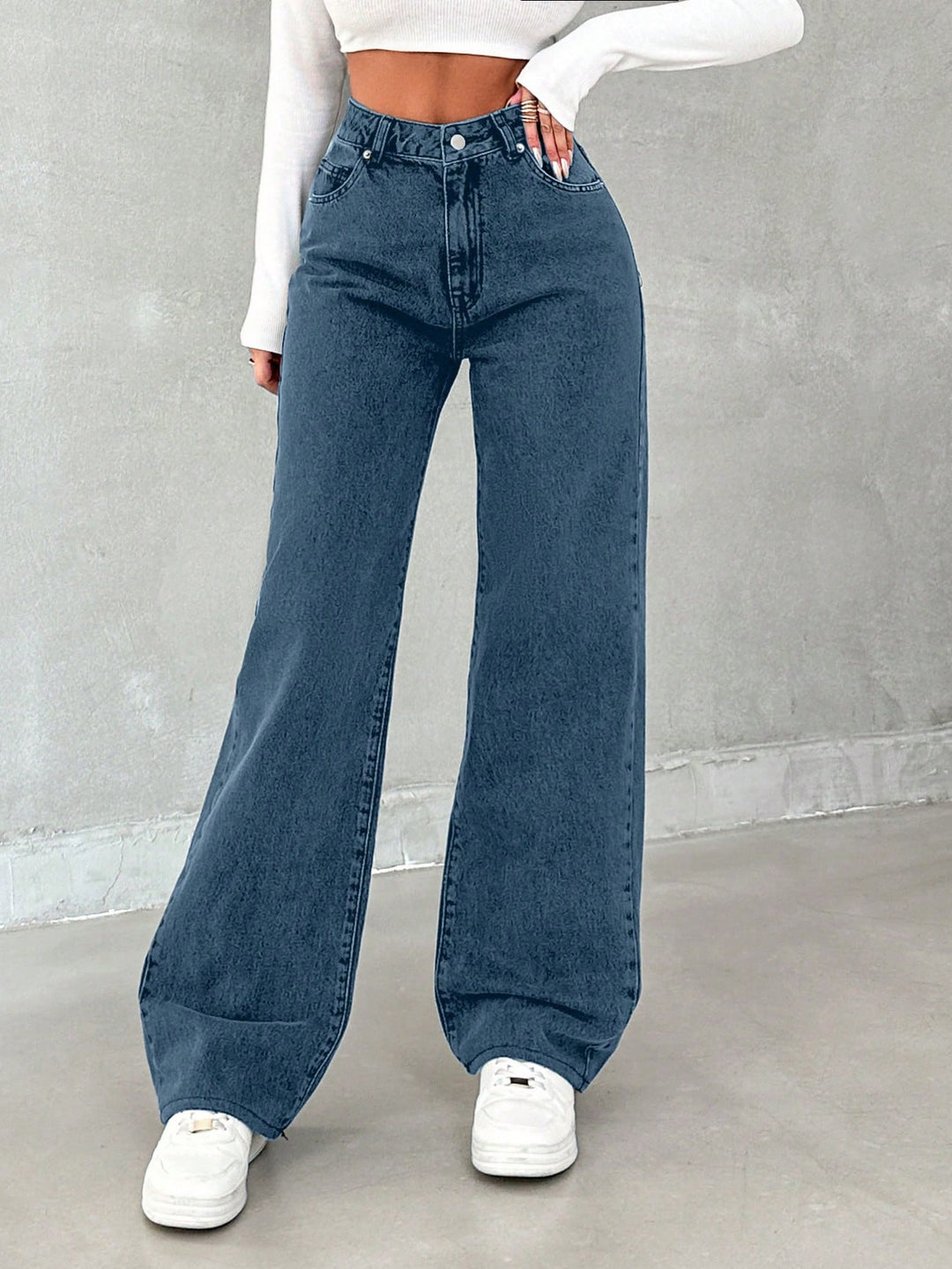 Jeans SHEIN, albastru