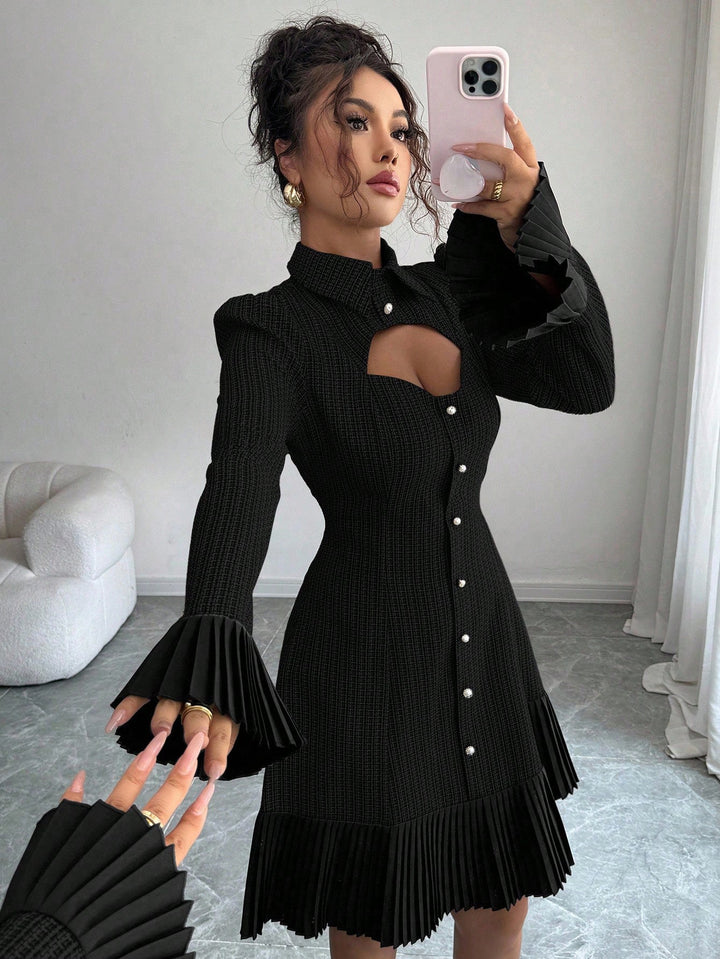 Rochie scurtă SHEIN, negru