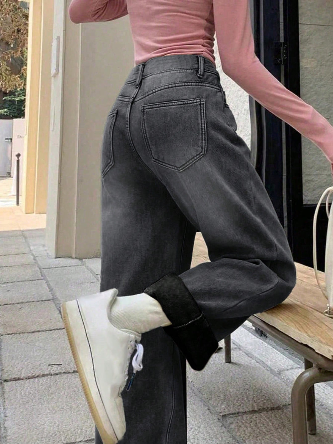 Jeans SHEIN, gri