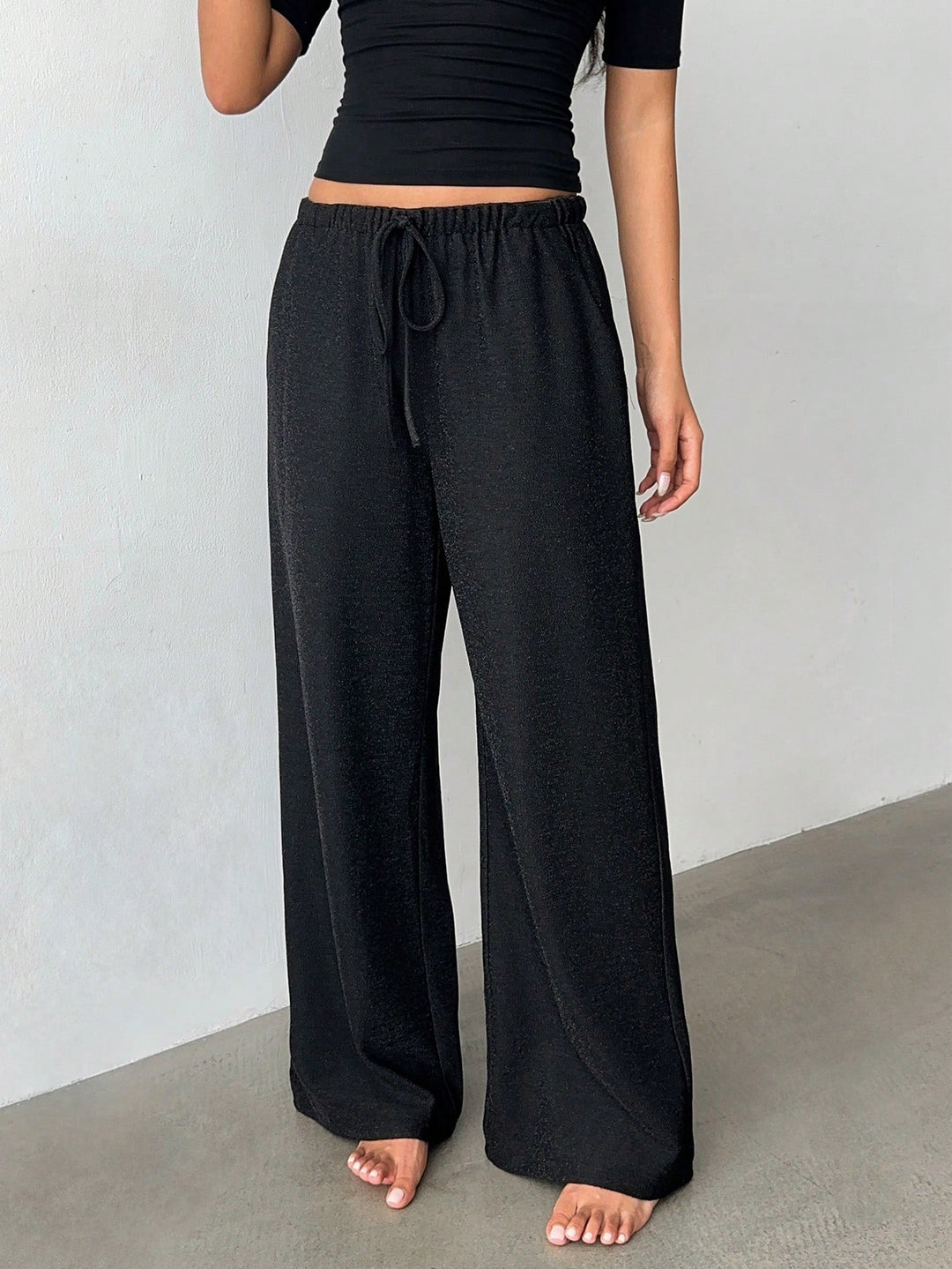 Pantaloni SHEIN, negru