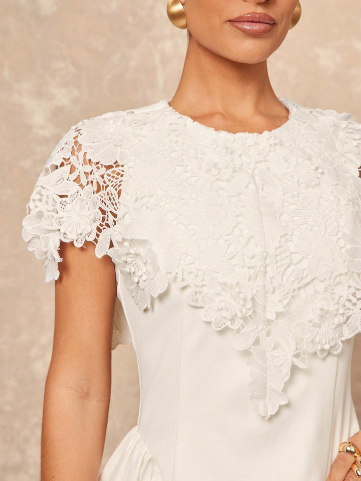 Rochie scurtă SHEIN, alb