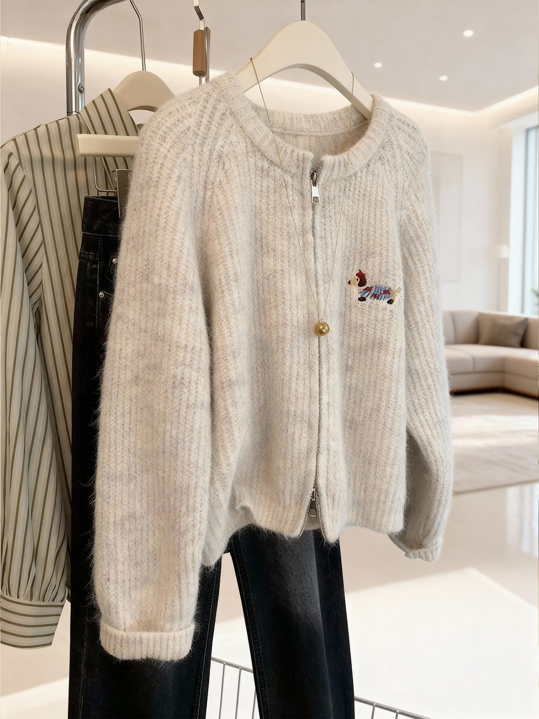 Cardigan SHEIN, portocaliu