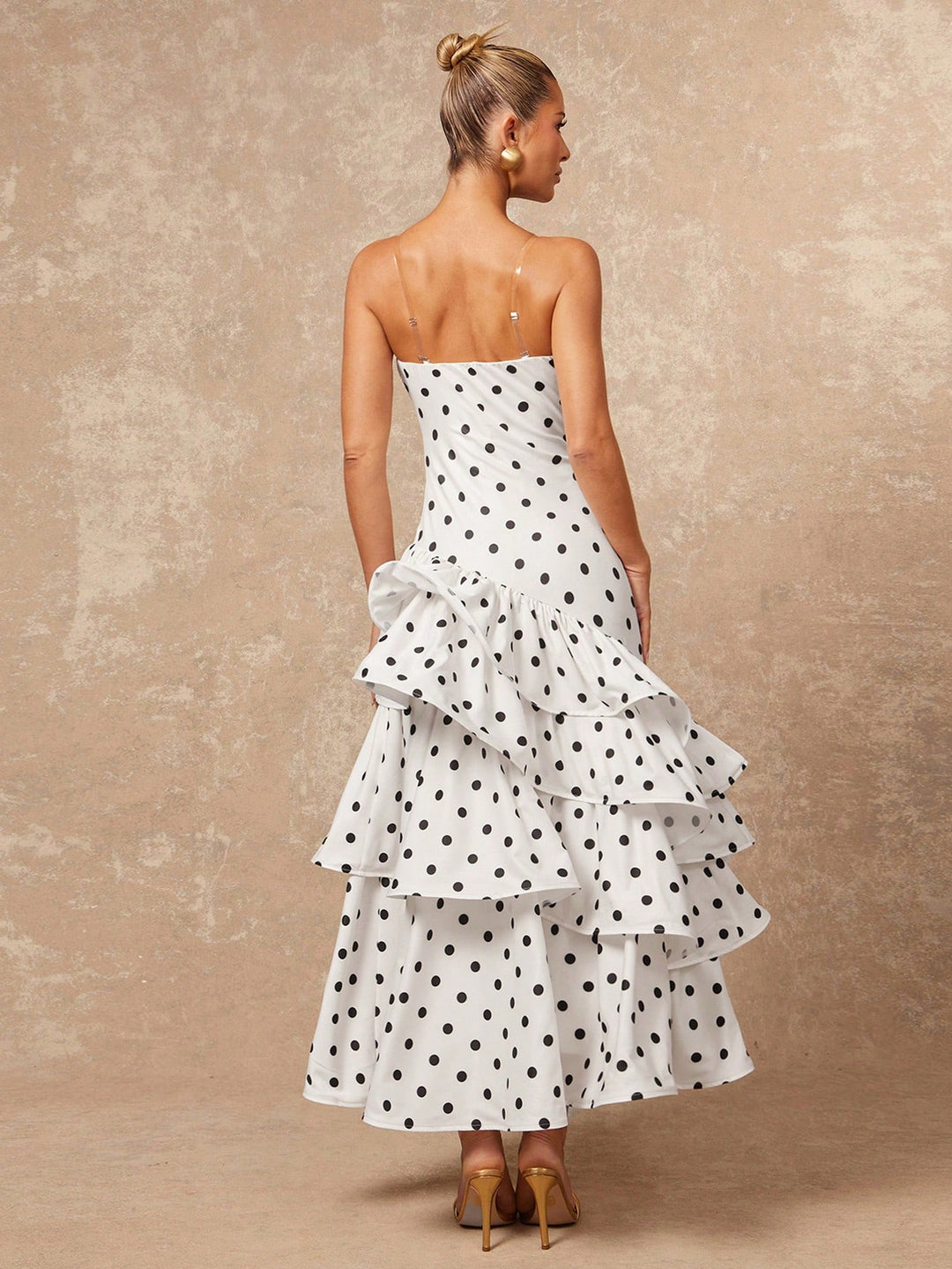 Rochie maxi SHEIN, bej