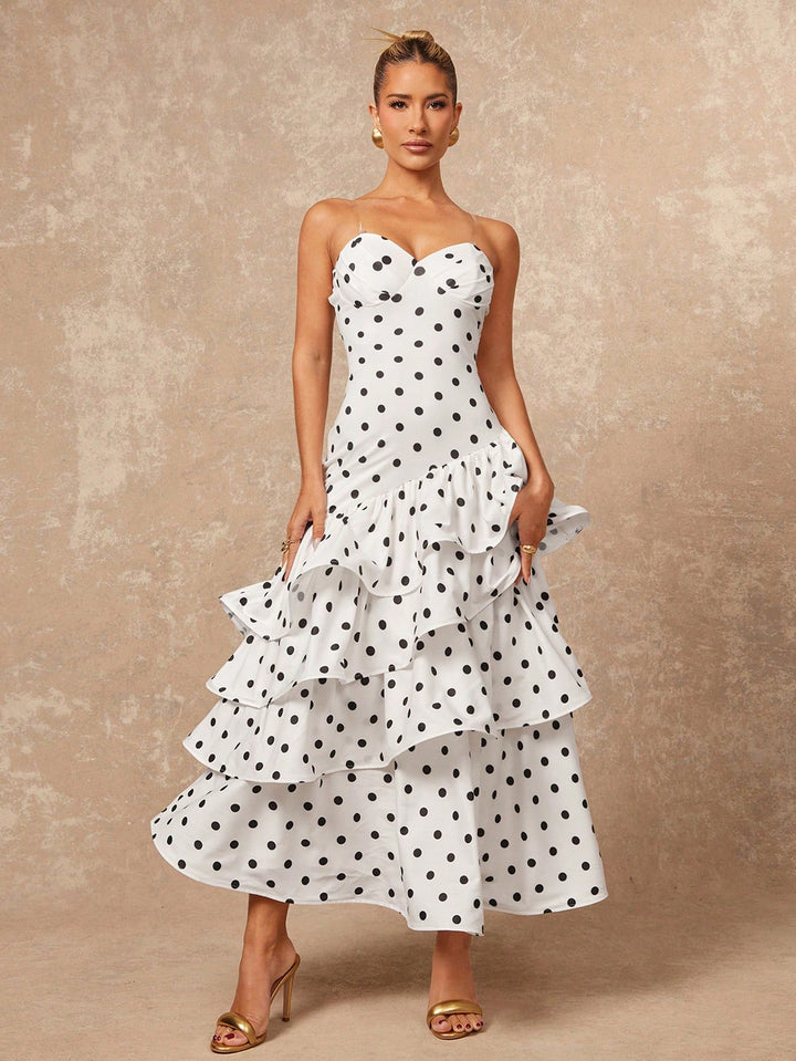 Rochie maxi SHEIN, bej