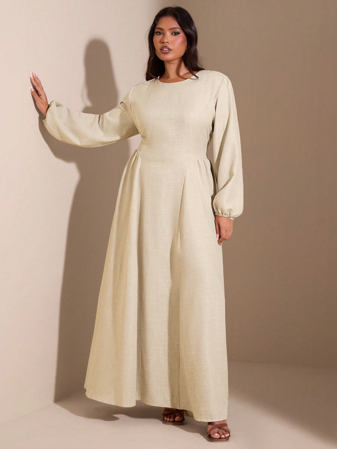 Rochie SHEIN, kaki