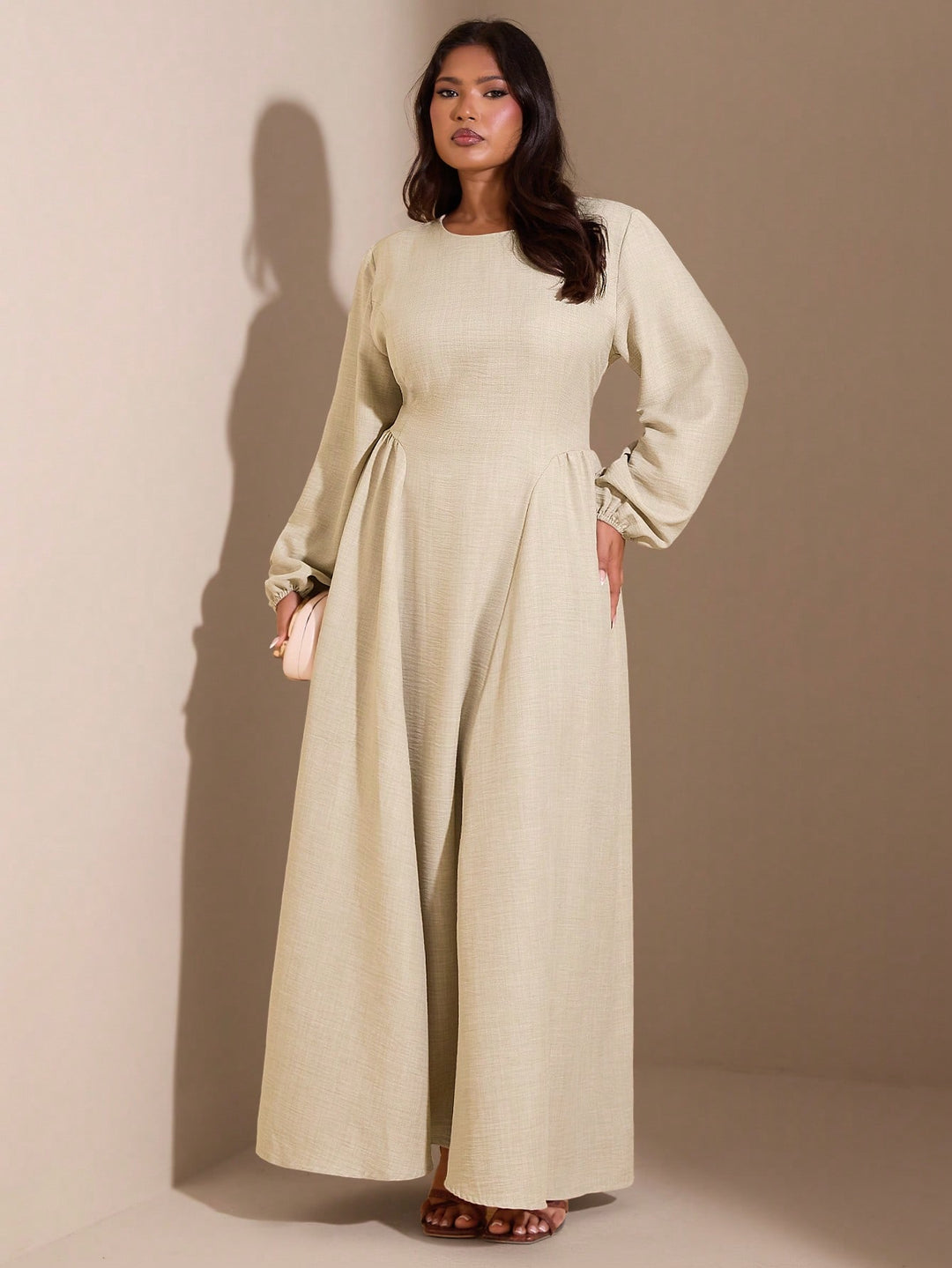 Rochie SHEIN, kaki