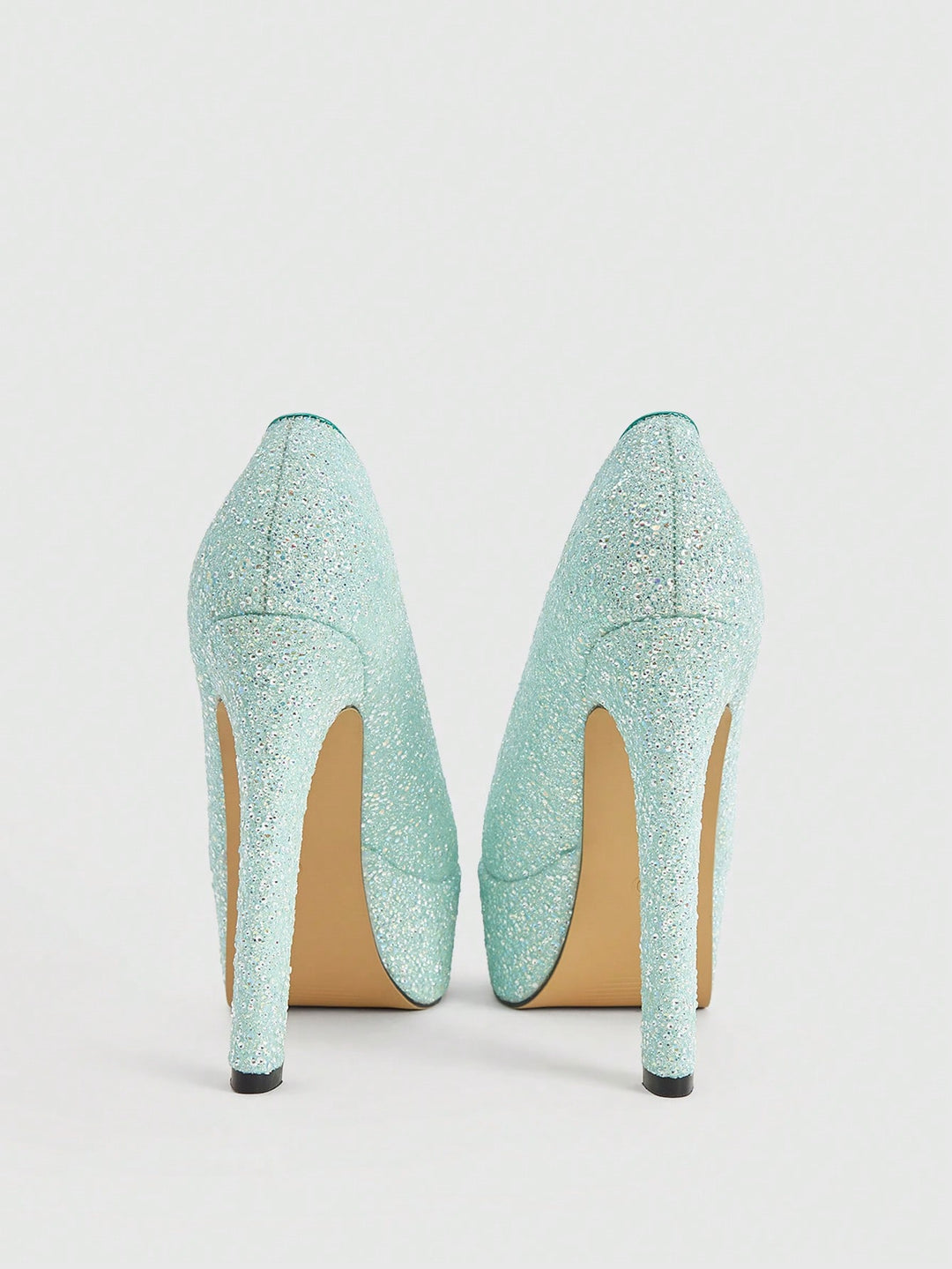 Pantofi cu toc SHEIN, verde