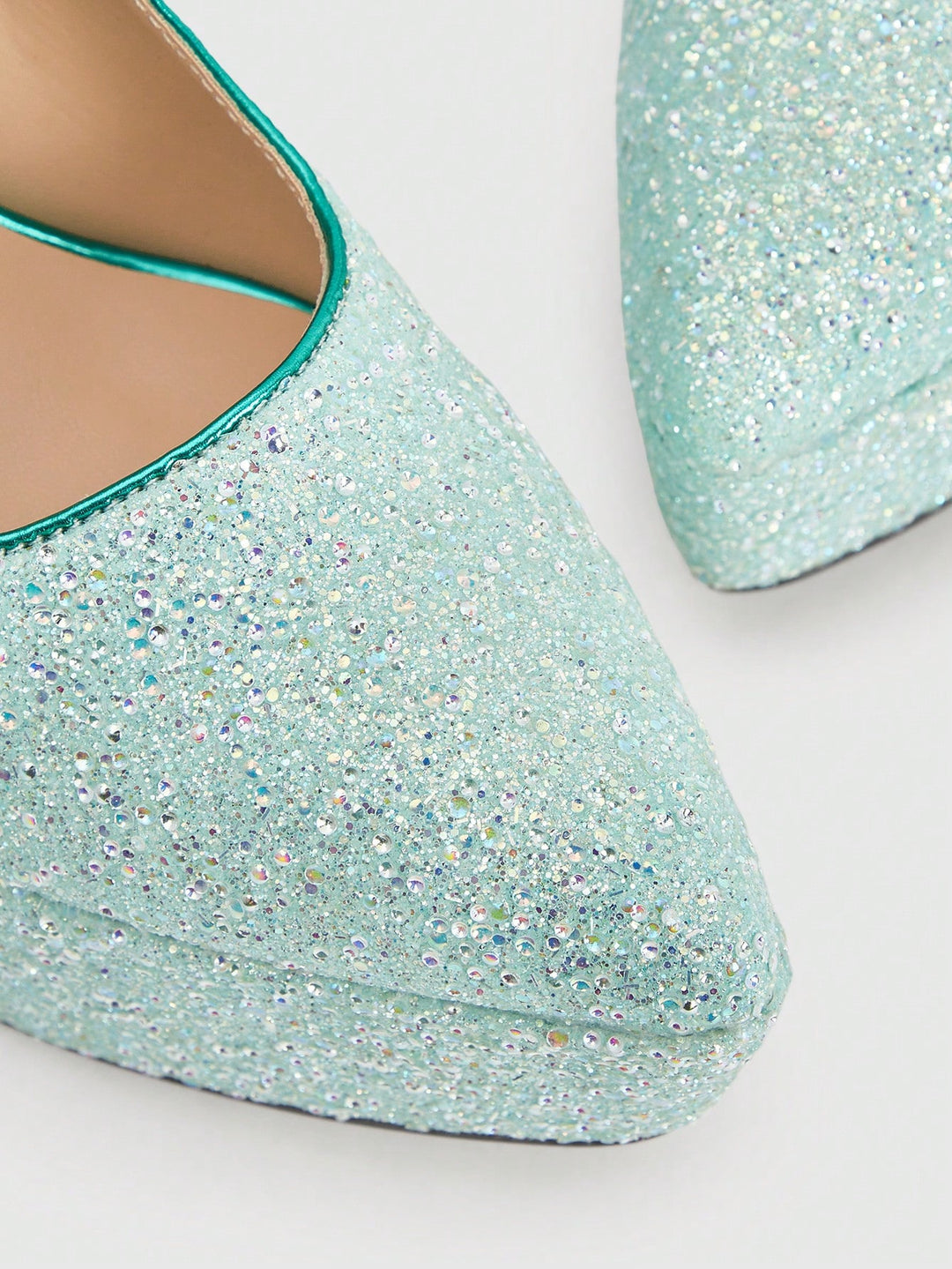 Pantofi cu toc SHEIN, verde