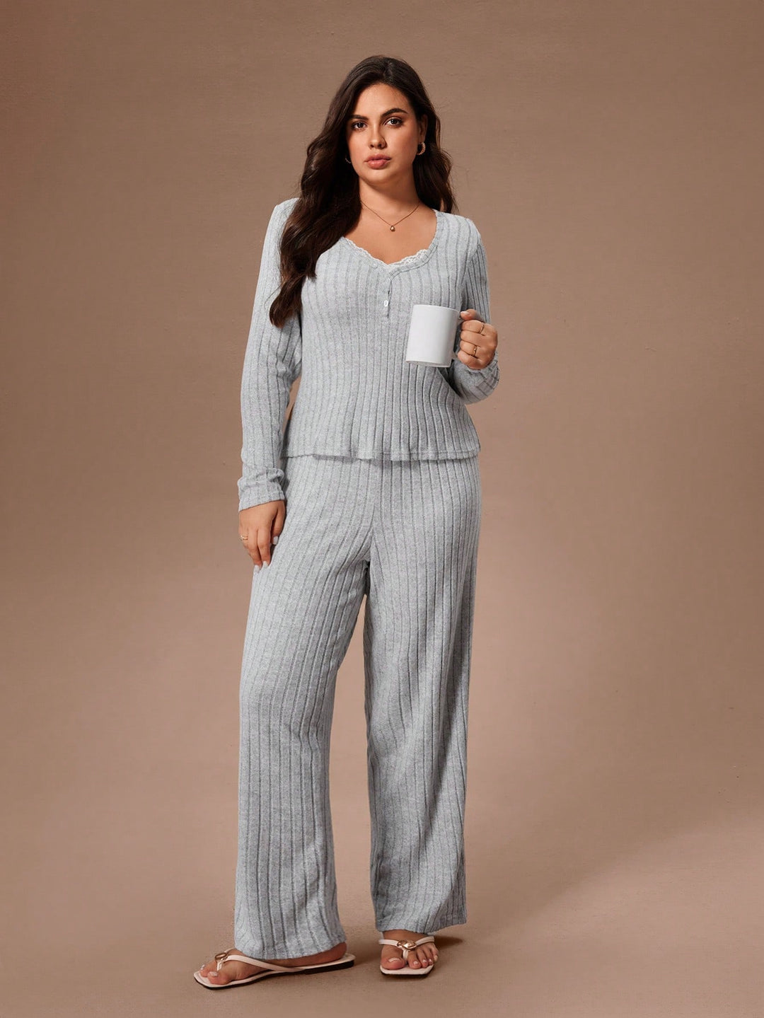 Set pijamale SHEIN, gri