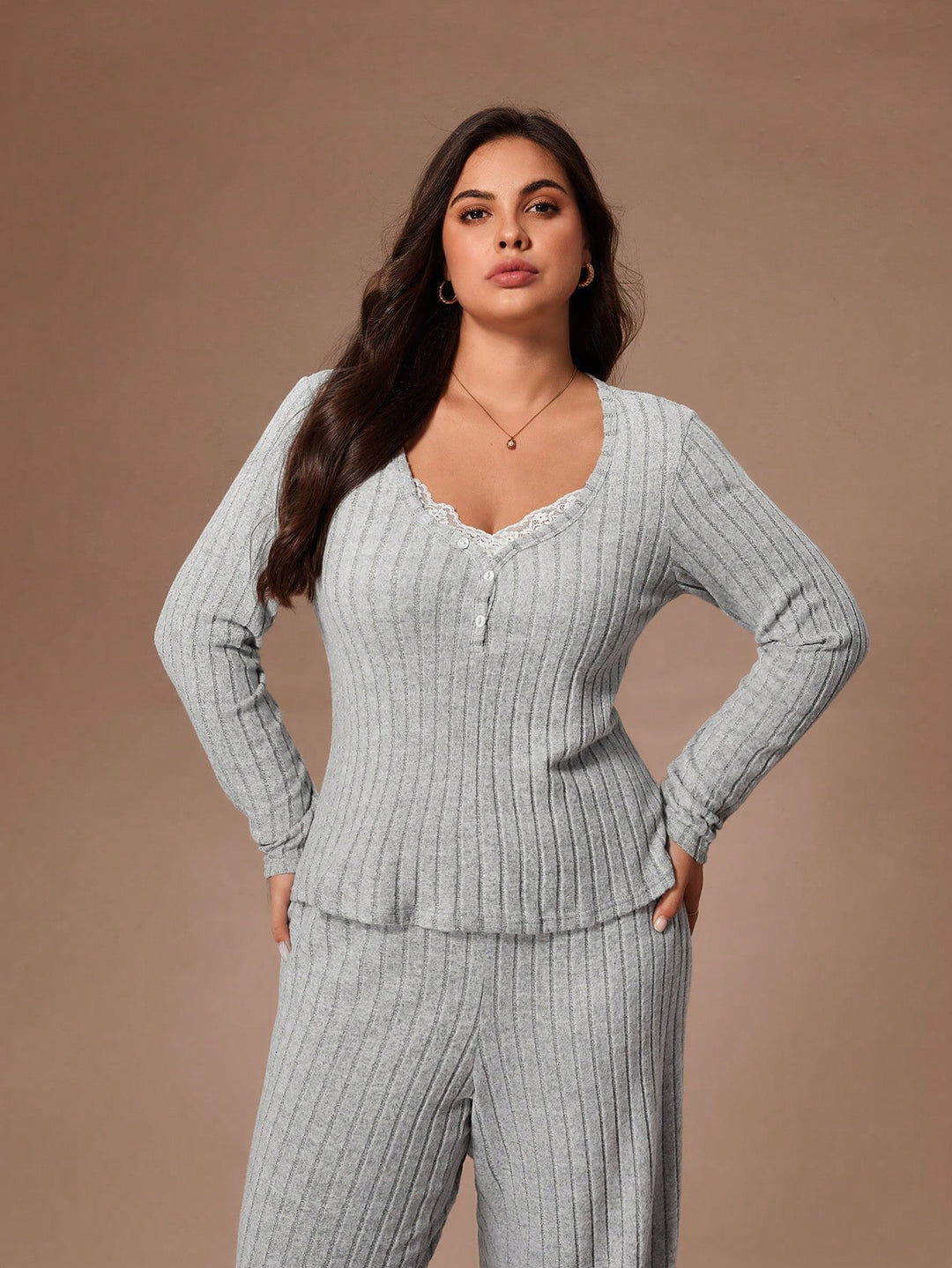 Set pijamale SHEIN, gri