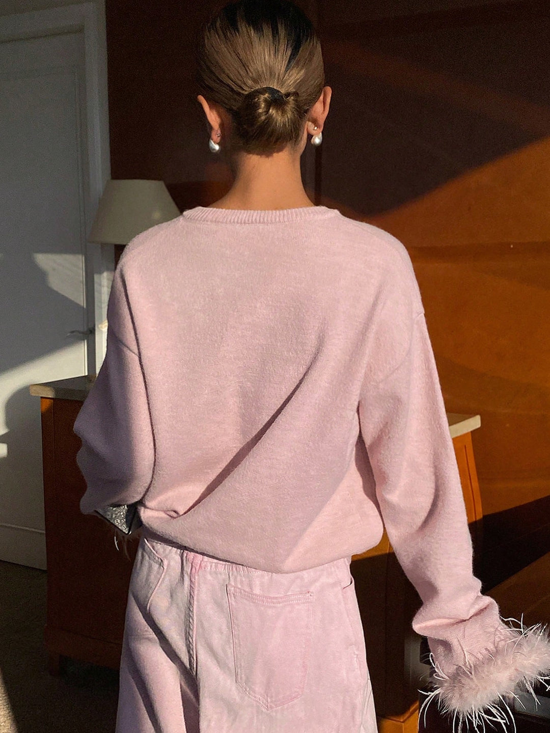 Cardigan SHEIN, roz