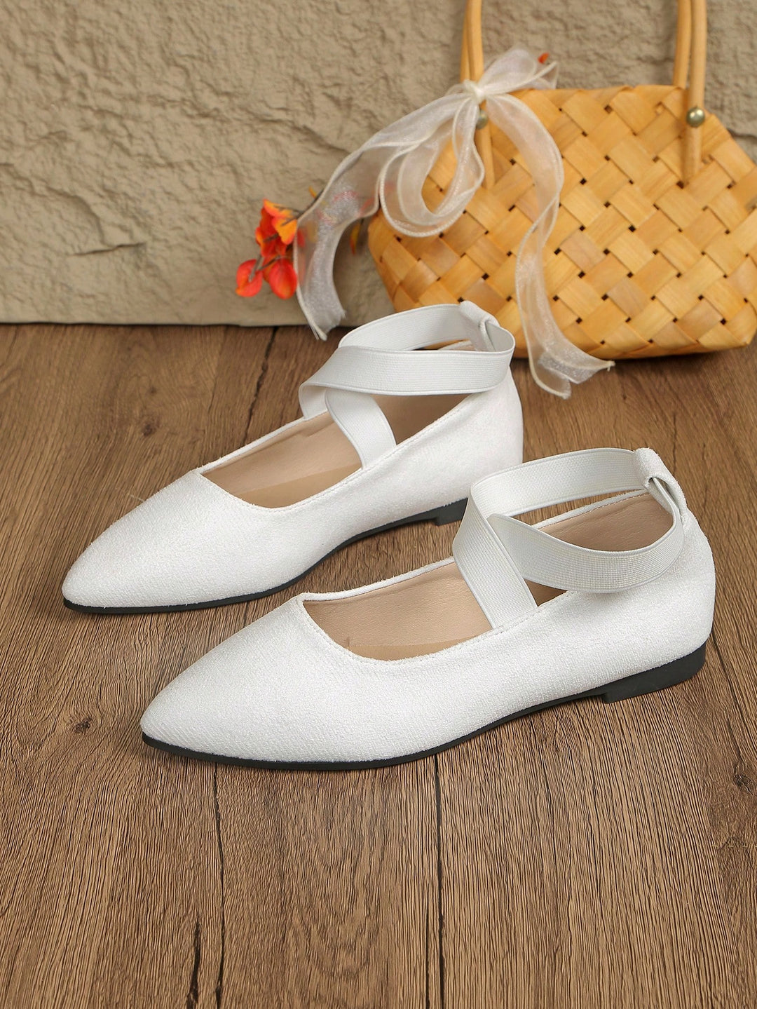 SHEIN balerina, fehér