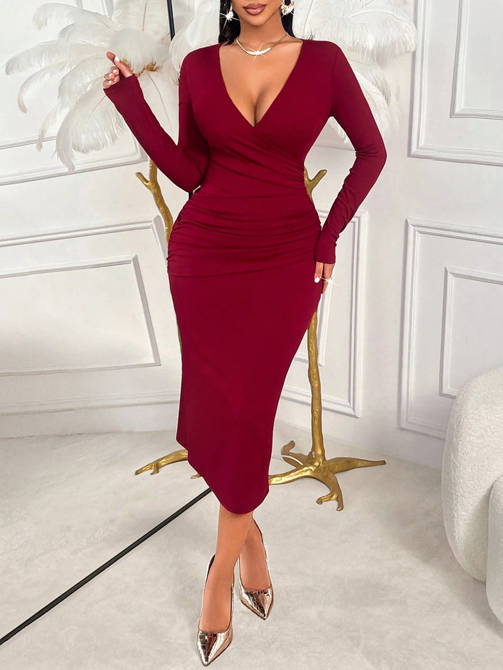 Rochie maxi Shein, roșu