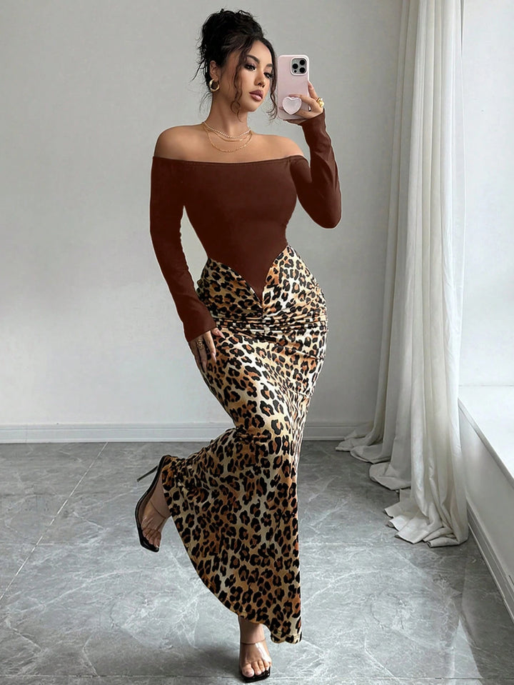 Rochie maxi SHEIN, mix culori