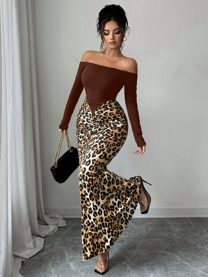 Rochie maxi SHEIN, mix culori