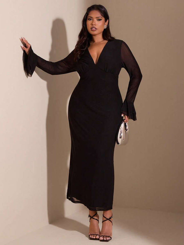 Rochie maxi SHEIN, negru