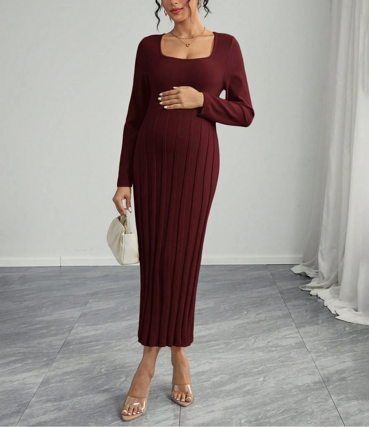 Rochie maxi SHEIN, vișiniu