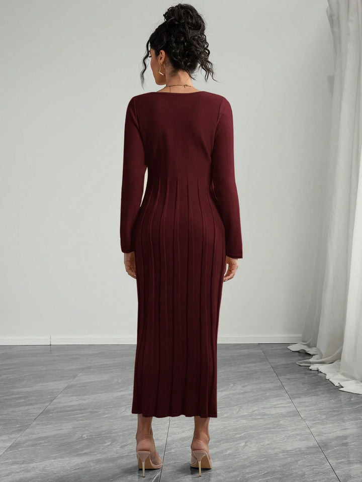 Rochie maxi SHEIN, vișiniu
