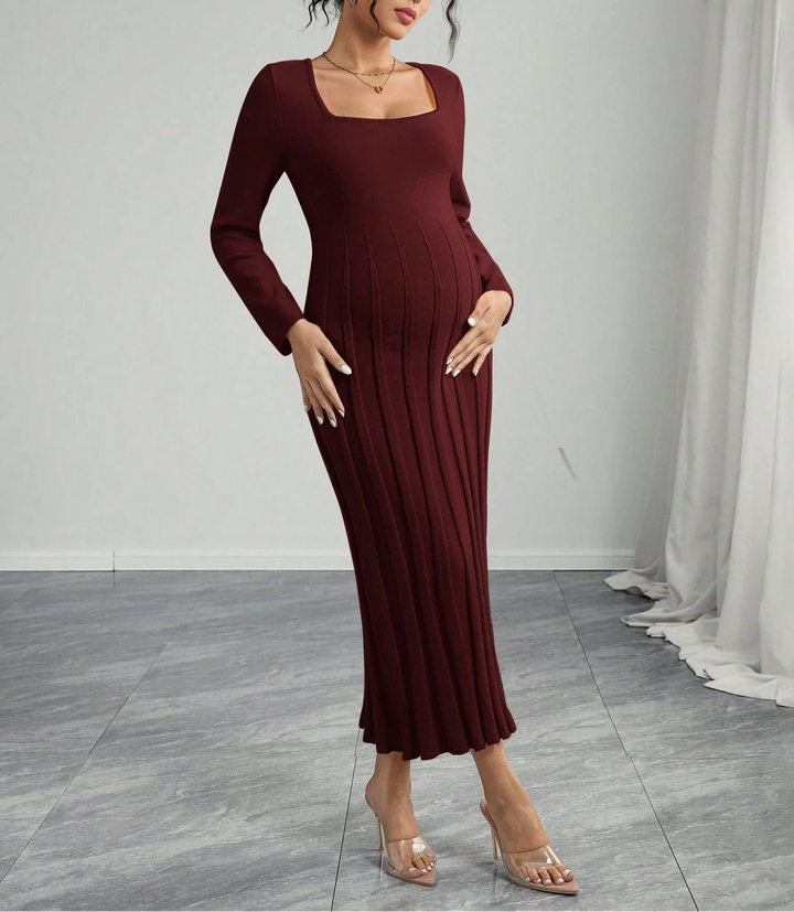 Rochie maxi SHEIN, vișiniu