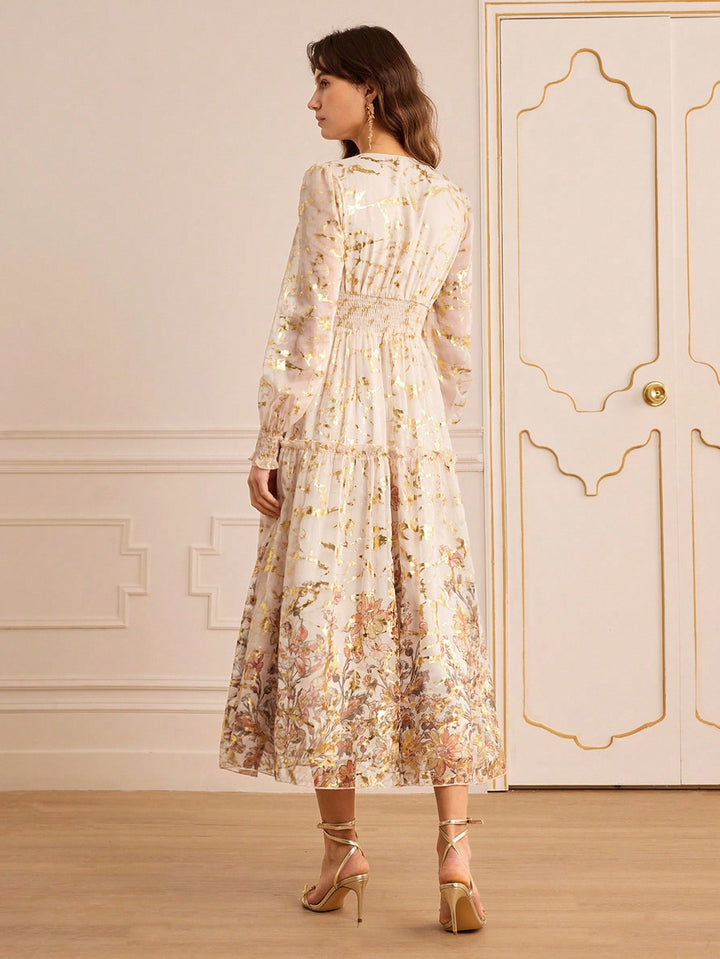 Rochie maxi SHEIN, mix culori