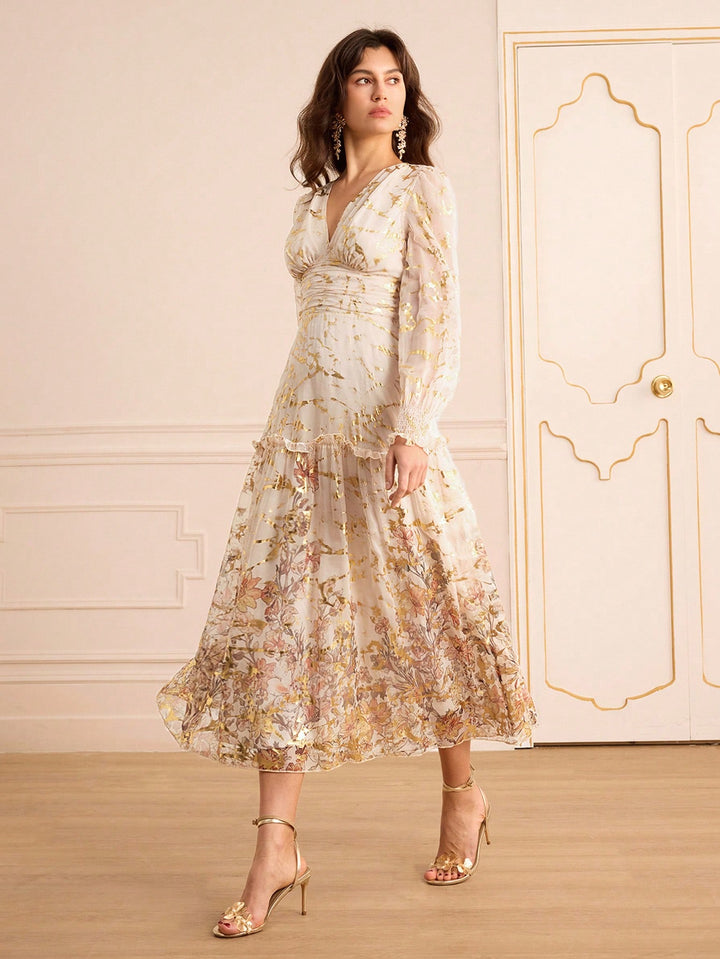 Rochie maxi SHEIN, mix culori