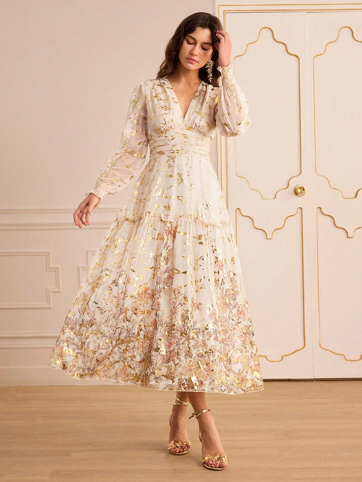Rochie maxi SHEIN, mix culori