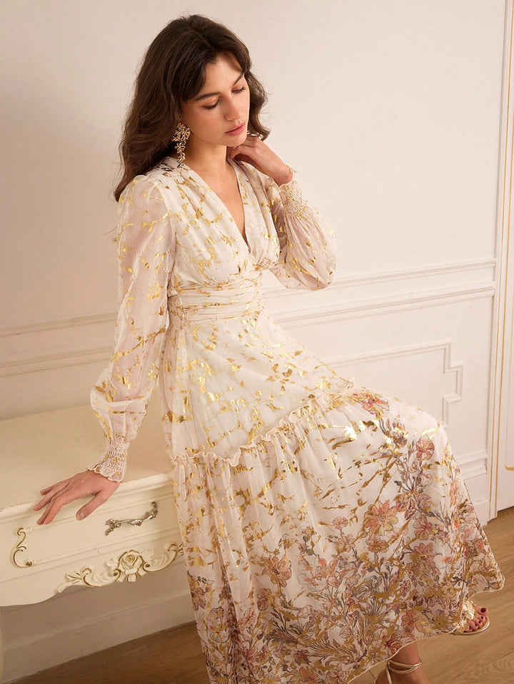 Rochie maxi SHEIN, mix culori