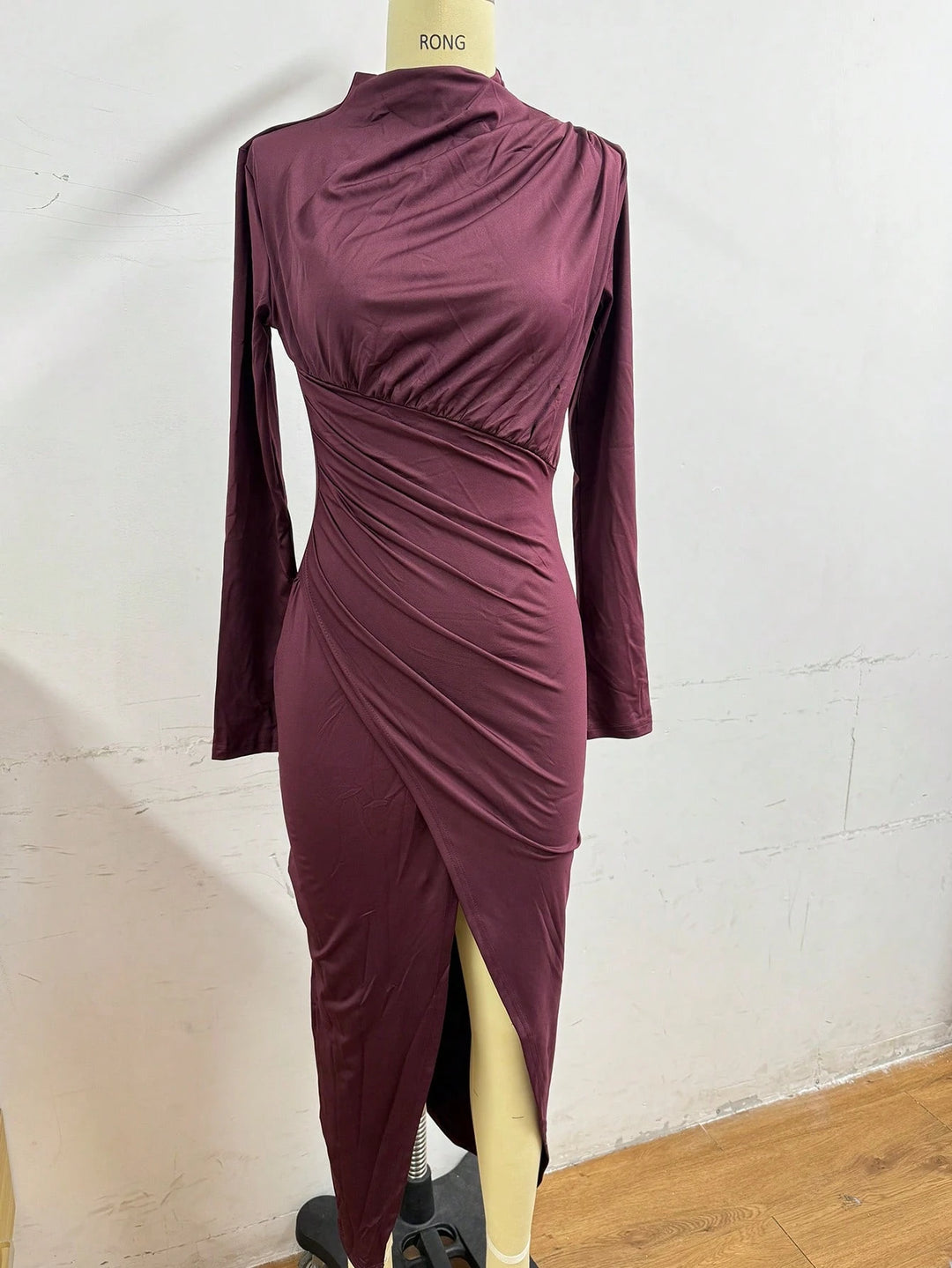 Rochie midi SHEIN, vișiniu