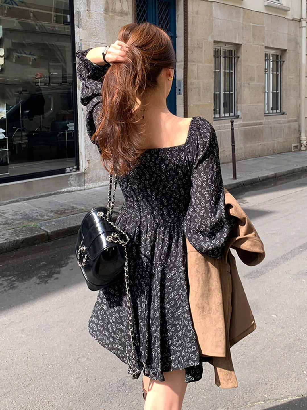 Rochie scurtă SHEIN, negru