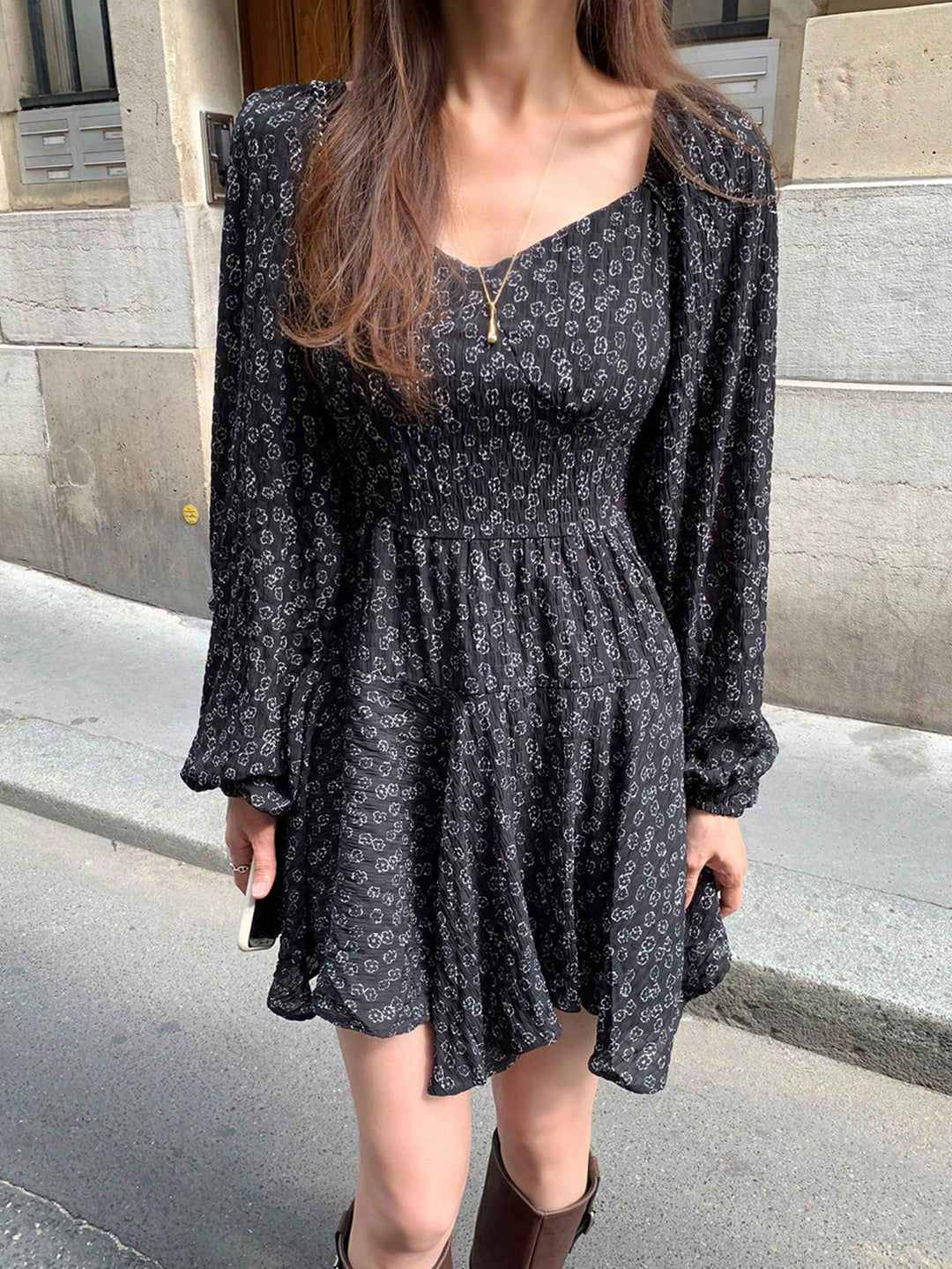 Rochie scurtă SHEIN, negru