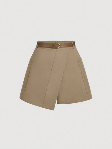 Fustă pantalon SHEIN, bej