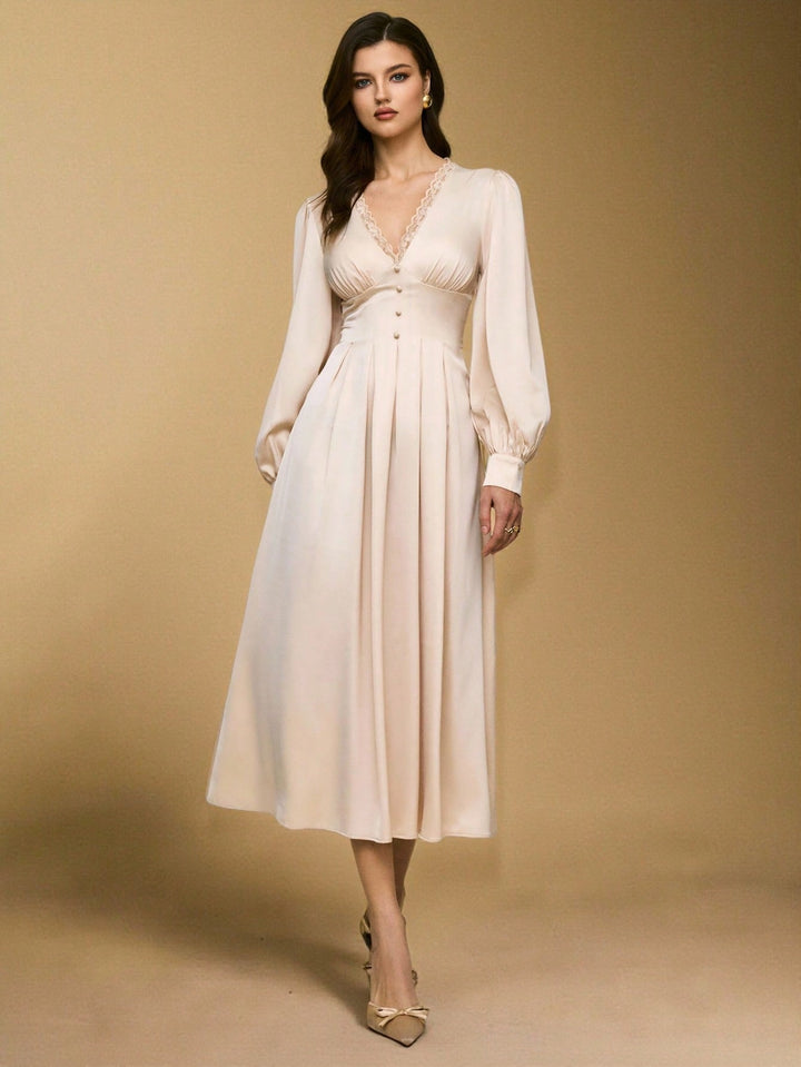 Rochie maxi SHEIN, portocaliu