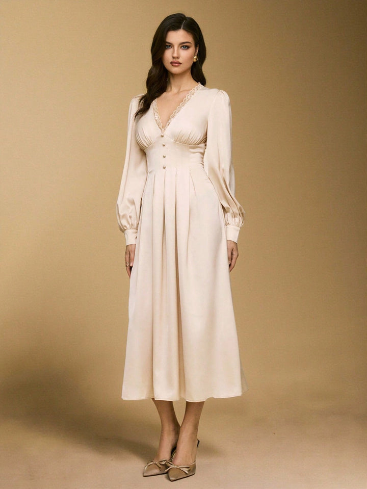 Rochie maxi SHEIN, portocaliu