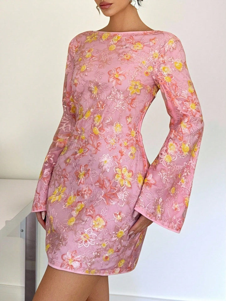Rochie mini SHEIN, roz